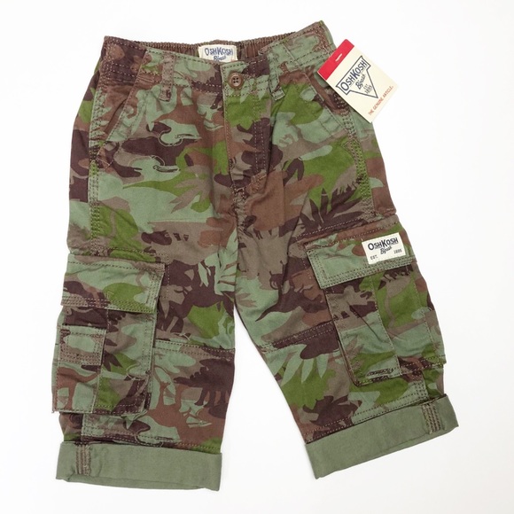 OshKosh B'gosh Other - 🌟3/$20🌟OshKosh Camo Dinosaur Cargo Pants 18M